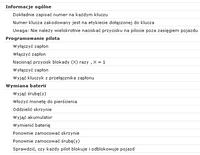 Jak zakodować pilota Peugeot 206, gdy nie można otworzyć auta?