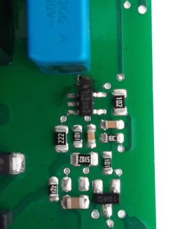 Bosch SMV46KX01E - moduł po przepięciu - próba naprawy - identyfikacja elementu