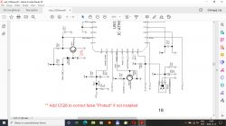 Nad C326BEE - Losowe wyłączanie, zaniżone napięcie na J601B pin8, kondensatory KSC w normie