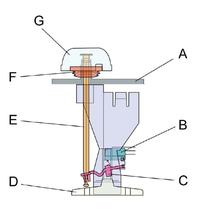 Zmywarka Bosch SGS53E02EU - nieszczelność przy dźwigni pływaka, co wymienić?