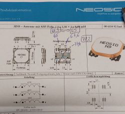 Wymiana pamięci w kluczyku Keyless VW Passat B7 2014 - różnica między cewkami NEOSID C7 i D9