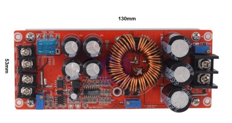 Przetwornica DC/DC Step-Up 8-60V -> 12-90V 1200W SZ-BT07 CCCV