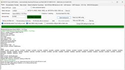 Screenshot of BK7231 Easy UART Flasher showing “Write done” and a flashing operation log.