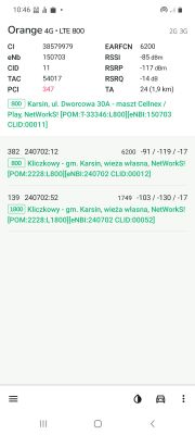 Dobór dostawcy i ulepszenie parametrów internetu w domu w Abisynii: Samsung M51, S20, anteny i BTSy