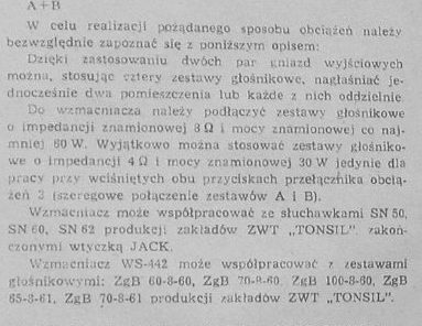 ZG40C i WS 442 [czyli kolejny temat z serii o impedancji]