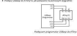 [ATtiny10] Jak odblokować pin RESET jako I/O i programować USBasp 12V