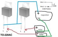 Connecting 5W Polycrystalline & 10W Monocrystalline PV Panels with Charging Regulator