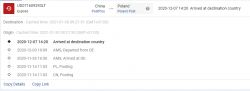 Duty shipment - package from China