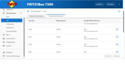 Ustawienia sieci LAN i WAN routera FRITZ!Box 7590 z przepustowością 1 Gbit/s