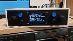 Audio player with LCD display playing a song by Urszula Sipińska.