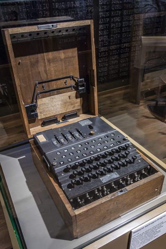 Jak działała elektromechaniczna maszyna szyfrująca Enigma - opis dla elektroników, inżynierów