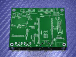 PCB design with various connectors and components