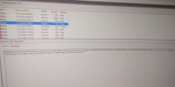 Zrzut ekranu przedstawiający dziennik zdarzeń systemu Windows z błędami.