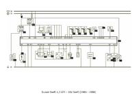 Schemat podłączenia ECU w Suzuki 1300 GT Twin Cam - brak kostek, tylko kable