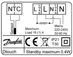 Listwa Salus KL06 => zmiana termostatów ściennych z Panasonic VIKO na inne