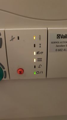 Vaillant VUW PL 240/2-3 R1 - czujnik ntc, piec się nie uruchamia