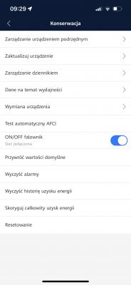Falownik SUN2000 M1 - błąd komunikacji, przywrócenie ustawień i problem z podłączeniem