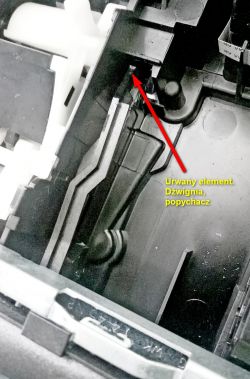 HP Officejet 4630 - Brak reakcji po podłączeniu, błędne działanie karetki i tacki