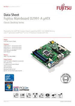 Czy płyta Fujitsu D2991-A13 GS3 będzie współpracować z moim PC?