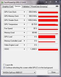 Wysoka temp. gf 9600gt. Co zrobić, żeby wentylator szybciej się obracał?