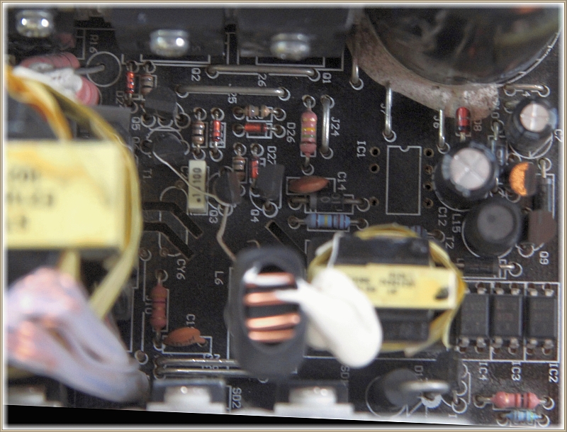 Cooler Master model: RS-750-ACAA-E3 - Burnt out TNY278PN and R17 and ZD7