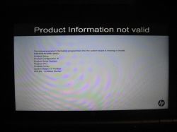 HP Elitebook 2170p - Product information not valid HP Elitebook 2170p - Product information not valid