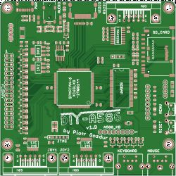 DIY-A586 Leiterplattenentwurf mit Spartan-6-Chip.