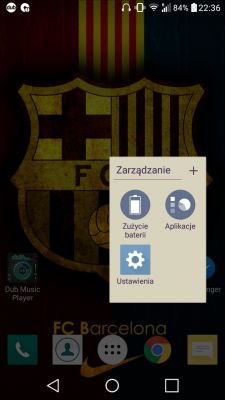 Jak przywrócić skrót Zarządzanie na pulpicie w LG K8 LTE Android 6.0?