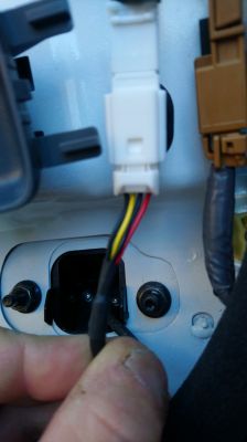 Nissan NV200 nowe radio, stara kam cofania Nissan NV200 nowe radio, stara kam cofania