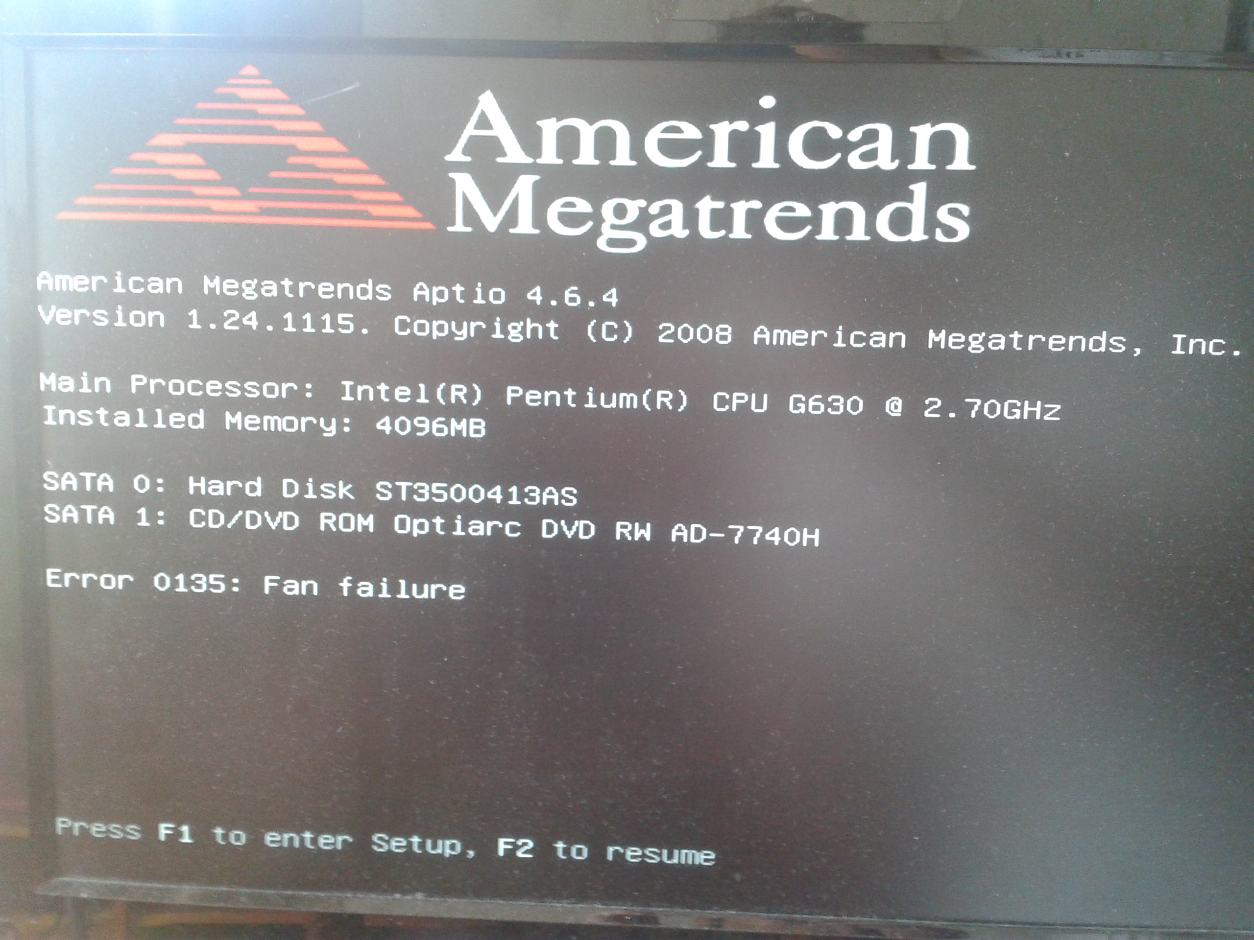 Cpu fan error при загрузке что. CPU Fan Error Press f1 to Resume. Ошибка American MEGATRENDS CPU Fan Error. CPU Fan failure. System Fan Error.