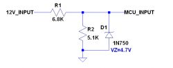 How to combine a 12v chip (touch switch) with a 3.3v chip (esp32) or a 5v ...