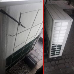 pompa ciepła Samsung EHS monoblock zamarza do połowy i nie rozmraża się