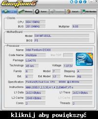 Wymiana/podkręcanie procesorów Intel E5300/Intel E8600. Wymiana/podkręcanie procesorów Intel E5300/Intel E8600.