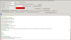 Screenshot of a UART flasher tool showing “Reading failed” and a serial communication log