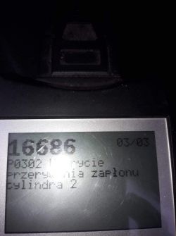 Skoda Fabia 2003 1,2 - kod błędu 16686 po 302