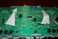 Fiat Brava 1.4 12V - Spalone elementy na płytce zegarów