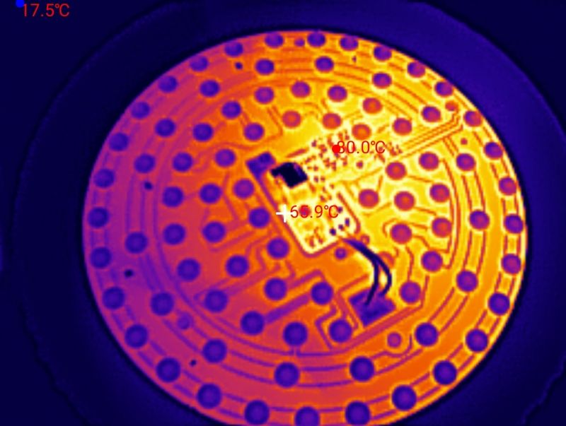 How hot does the 24 W Tuya ceiling lamp get? Test, interior and firmware change