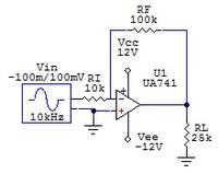 Circuit Maker - Dodanie pętli sprzężenia zwrotnego do wzmacniacza operacyjnego Circuit Maker - Dodanie pętli sprzężenia zwrotnego do wzmacniacza operacyjnego