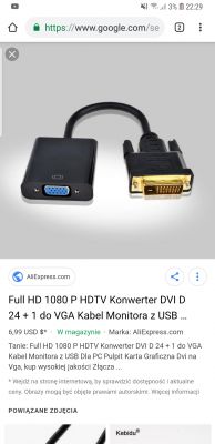 Jak podłączyć drugi monitor VGA do karty z HDMI, DVI-D, DisplayPort?
