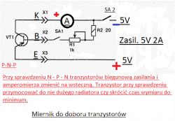 Tester tranzystorów. Parowanie dla wzmacniaczy akustycznych