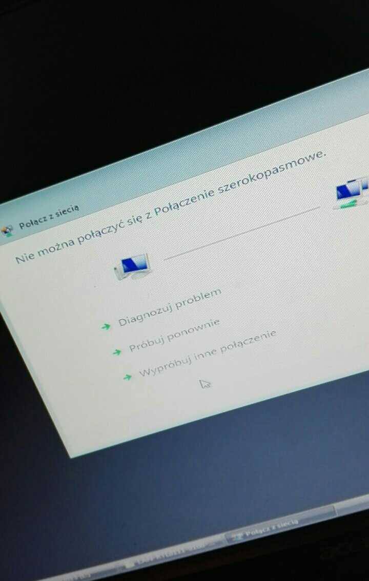Brak Internetu po formacie komputera - sterowniki zainstalowane, kable podłączone