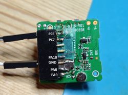 TXWDevCube circuit board with visible connectors and labeled signal pins