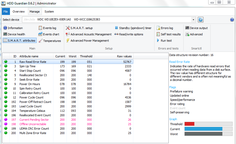 [Rozwiązano] HDD WDC WD10EZEX00ER1A0. Current Pending Sector oraz