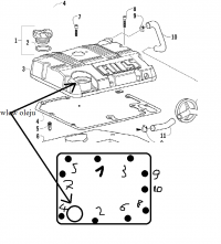 Adjustable valve clearance 2-cylinder diesel engine - Lombordini