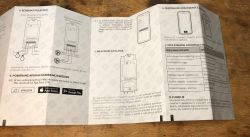 WS-05H1 User Manual User manual for the WS-05H1 device on a wooden surface background.