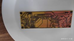Coś poszło nie tak - trawienie PCB. Coś poszło nie tak - trawienie PCB.