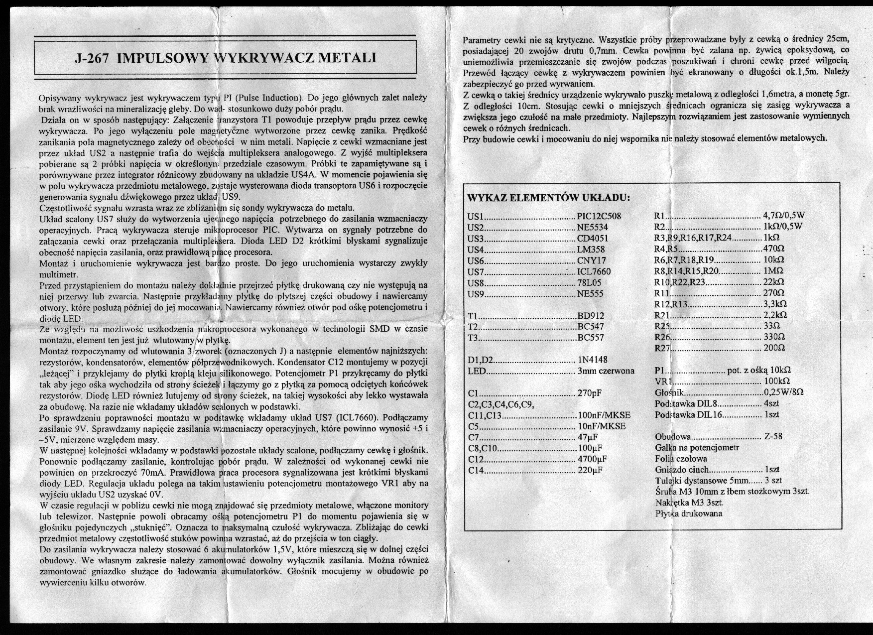 Wielka prosba - wykrywacz metali