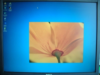 DELL inspiron 8000 jak przesunąć obraz (real foto) ?