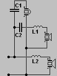 Jak połączyć 3 głośniki 8 ohm w kolumnie 3D z prostą zwrotnicą?