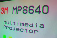 Projektor 3M MP8640 LCD - rozjechane kolory